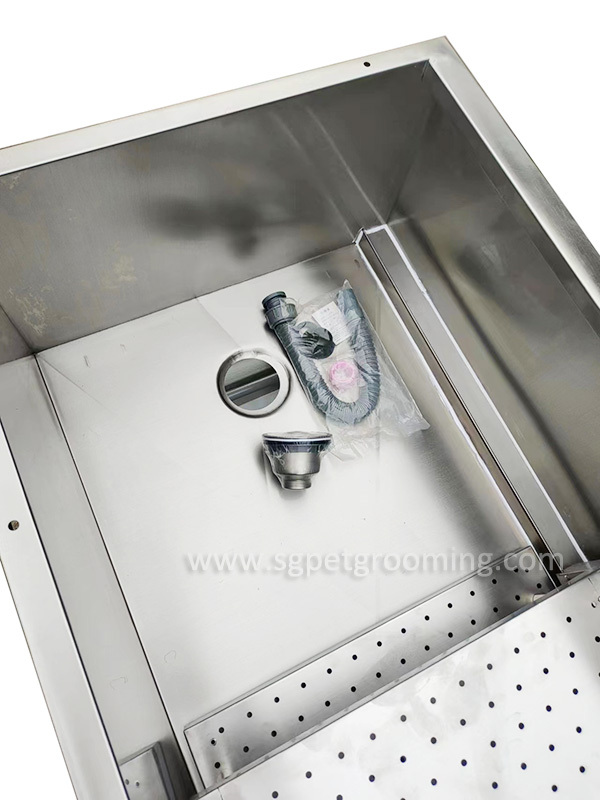 48 inch Stainless Steel Walk In Electric Low lifting Pet Bathtub