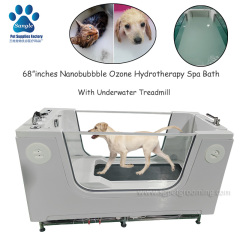 2024 Nuevo tipo de nanoburbuja para mascotas, spa, bañera con acceso para personas con discapacidad y cinta de correr subacuática