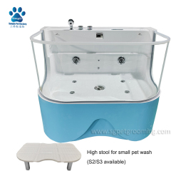 Nuevo tipo de baño de spa de ozono con nanoburbujas para mascotas para negocios de peluquería.