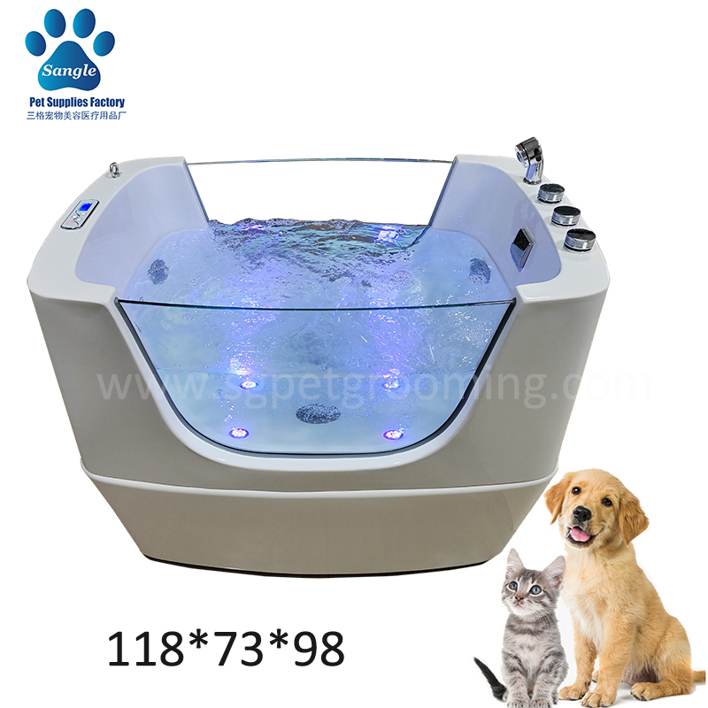 Neue Hundebadewanne mit Doppelpaneelen, Mikroblasen-Ozon-Technologie, Baujahr 2022