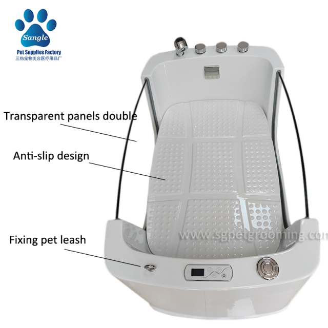Bak Mandi Anjing Ozon Mikrogelembung Tipe Baru 2022 dengan Panel Ganda
