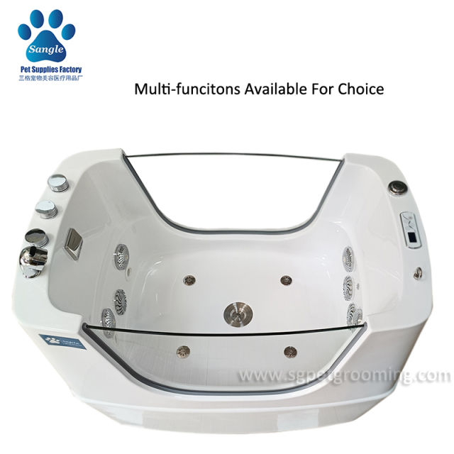 Bak Mandi Anjing Ozon Mikrogelembung Tipe Baru 2022 dengan Panel Ganda