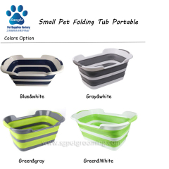 Banheira dobrável portátil para animais de estimação de pequeno porte