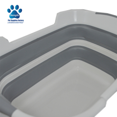 Banheira dobrável portátil para animais de estimação de pequeno porte