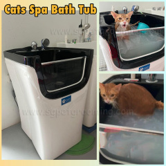 고양이 목욕용 휴대용 소형 스파 욕조