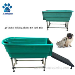 Banheira dobrável portátil para banho normal de cães