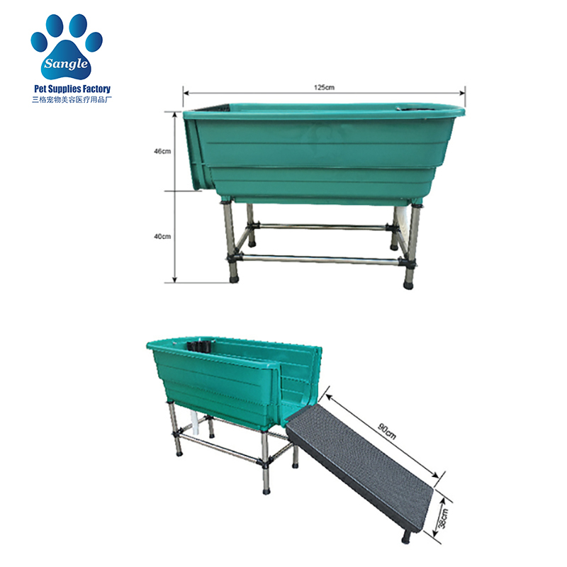 Vasca da bagno pieghevole portatile competitiva per il normale lavaggio del cane