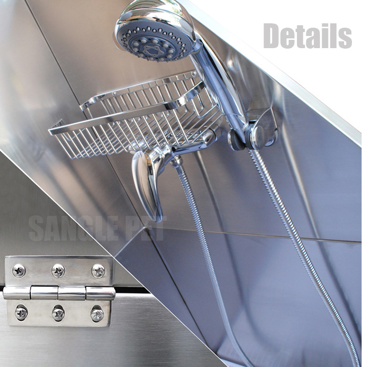 Detachable Stainless Steel Dog Washing Tub 50 inches