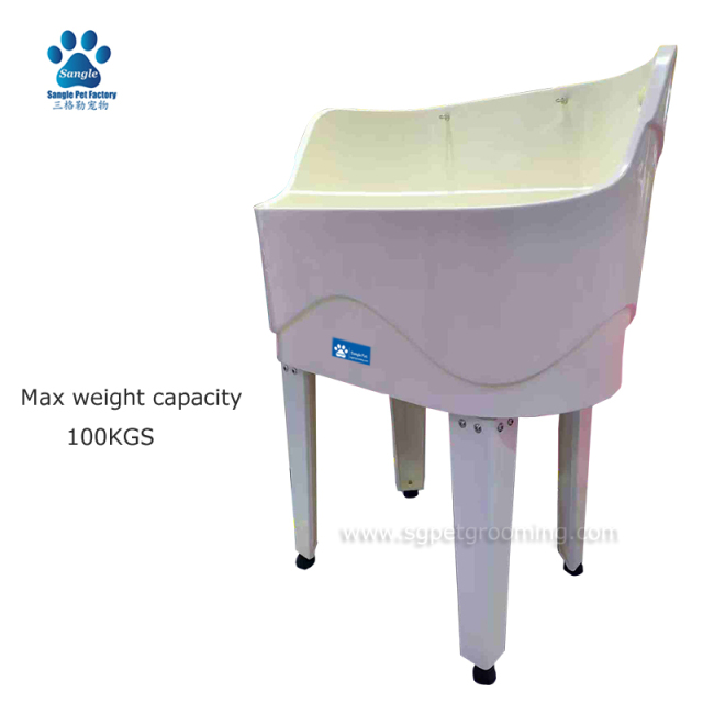 2025년 신형 분리형 플라스틱 애완동물 욕조 (강아지 목욕용)