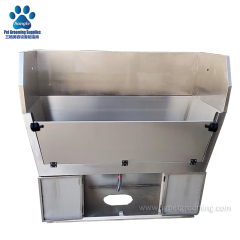 대형 스테인리스 스틸 애완동물용 욕조 (60인치)
