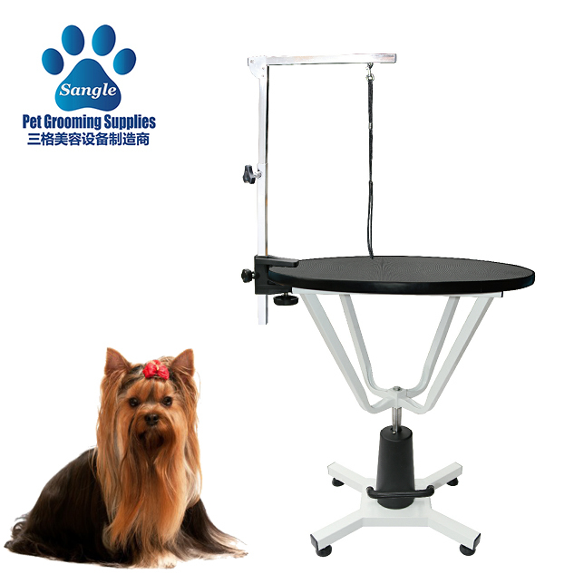 Mesa redonda hidráulica ecológica para tosa de cães