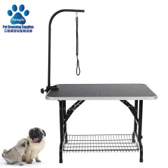 Mesas de tosa dobráveis com altura ajustável para cães