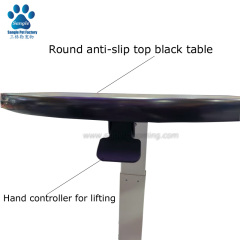 24인치 원형 공압식 에어 리프트 애완동물 미용 테이블