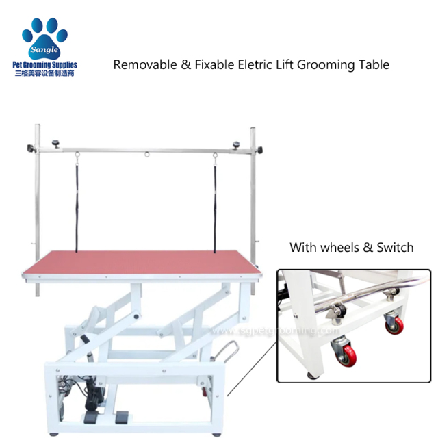 Meja Perawatan Elektrik Tipe Z yang Dapat Dilepas dan Dipasang dengan Roda