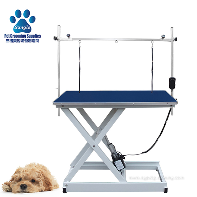 X형 전동 애완동물 미용 테이블