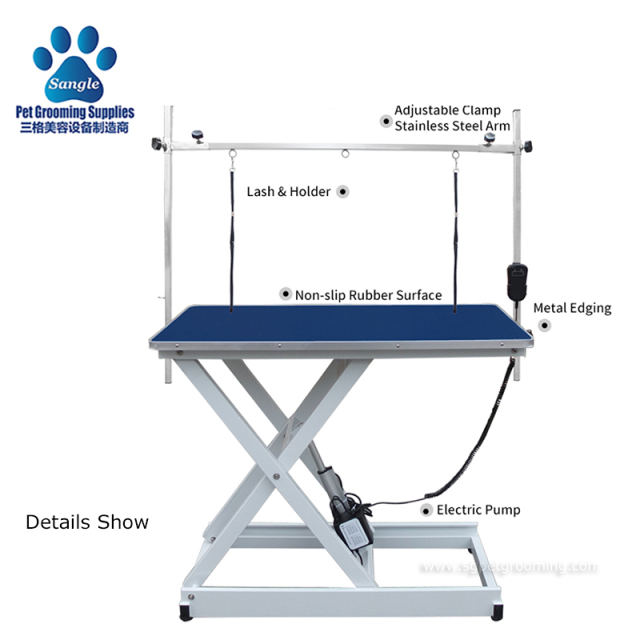 X형 전동 애완동물 미용 테이블