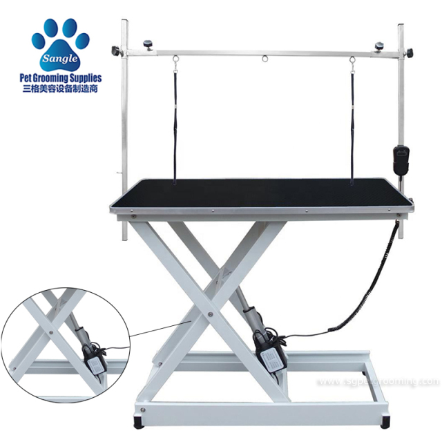 X형 전동 애완동물 미용 테이블