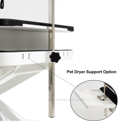 이중 구조 저단형 전동 애견 미용 테이블