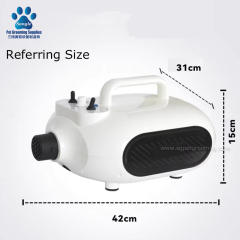 Máy sấy lông chó treo tường 3000W, động cơ kép