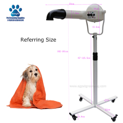 Penyangga Pengering Tiup Haiwan Peliharaan Motor Tanpa Berus 2200W Untuk Dandanan Anjing