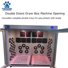 Mesin Kotak Pengering Haiwan Peliharaan Besar Kompartmen Dua Untuk Pengeringan Pintar