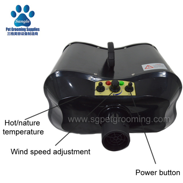 Pengering Berdiri 2800W Untuk Dandanan Anjing Dengan Motor Berganda