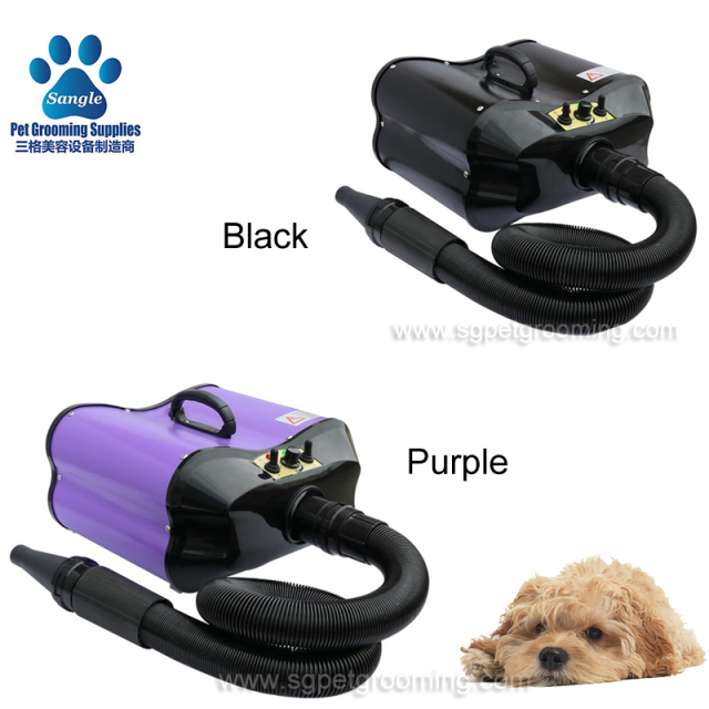 Pengering Rambut Haiwan Peliharaan yang Dipasang di Dinding Motor Berganda 2800W