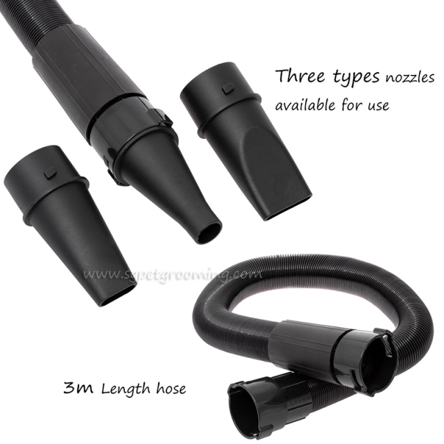 3개의 모터를 장착한 고성능 애완동물용 송풍기 (3000W)