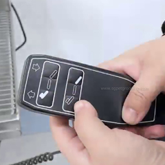 Mesa cirúrgica veterinária com placa de grade e elevador elétrico