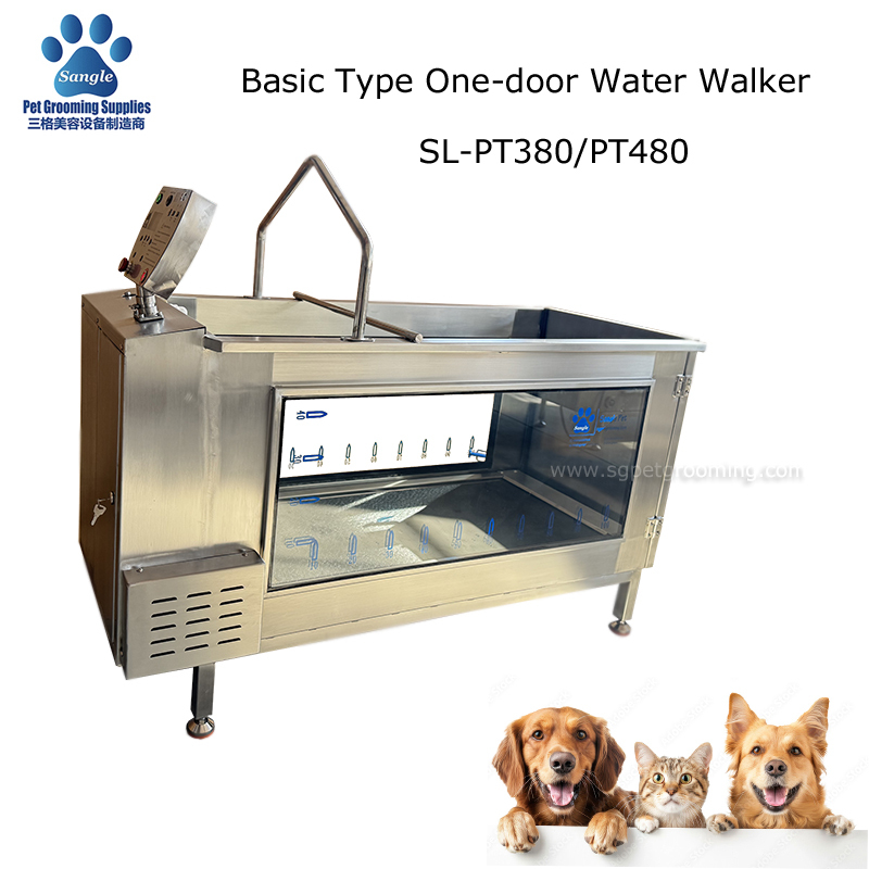 Esteiras subaquáticas básicas competitivas para hidroterapia canina.