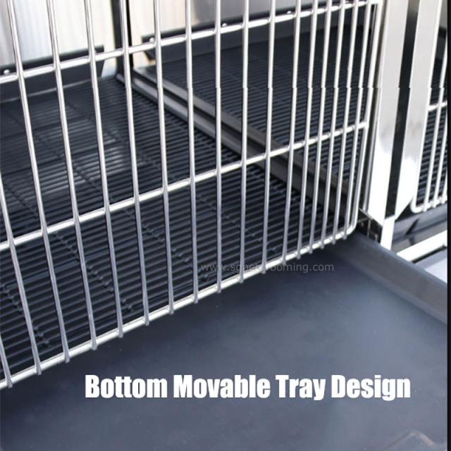 2층 모듈식 적층형 다중 케이지 뱅크 시스템