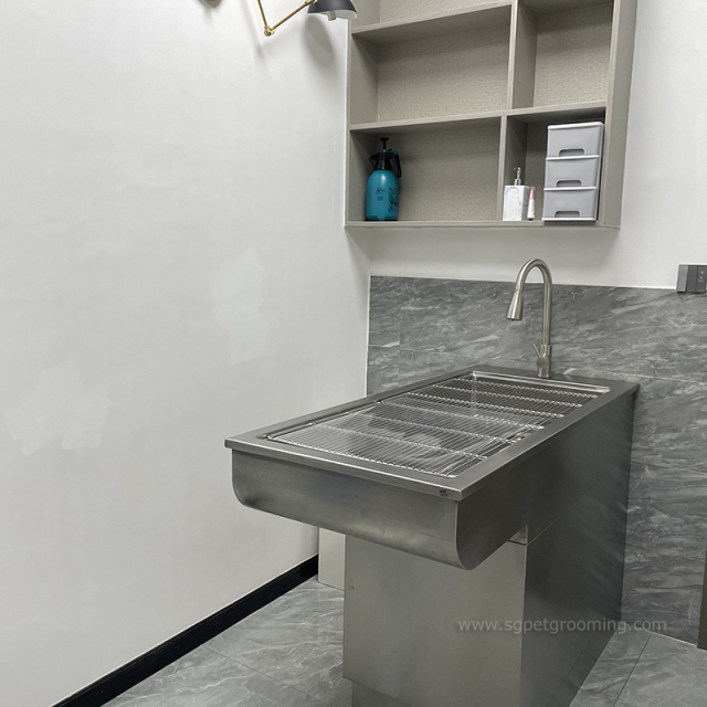 Meja Rawatan Pemeriksaan Veterinar Keluli Tahan Karat