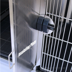 스테인리스 스틸 개집 케이지 뱅크 시스템 (16개 방)