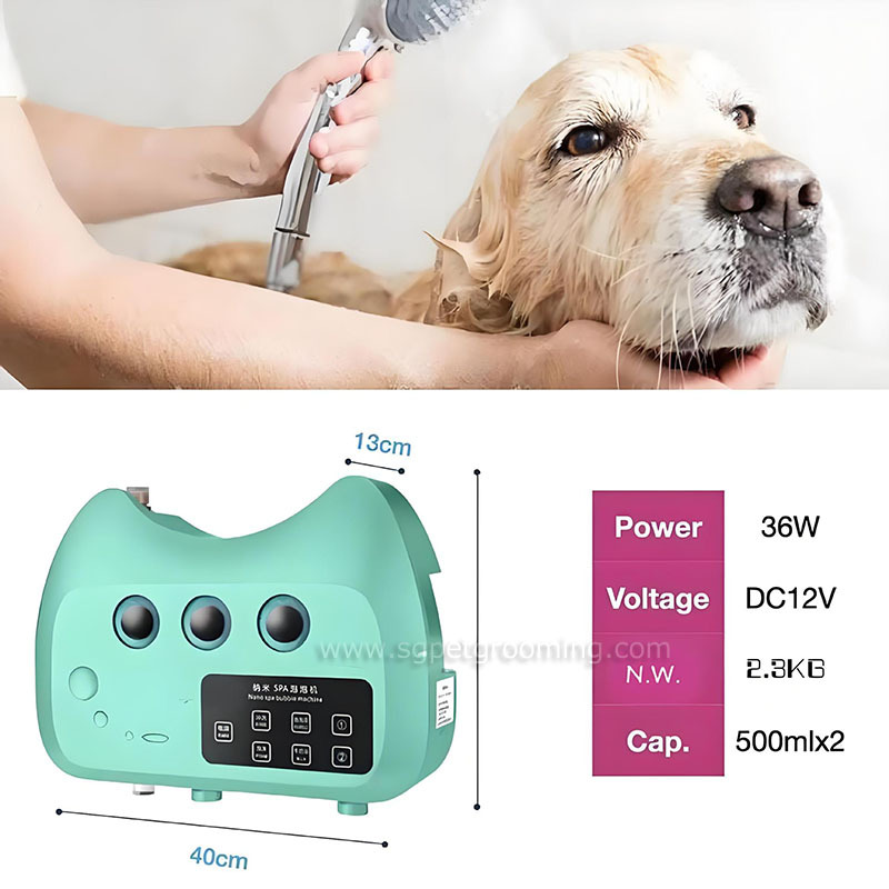 Lavadora automática para animais de estimação mais vendida, com ducha higiênica.
