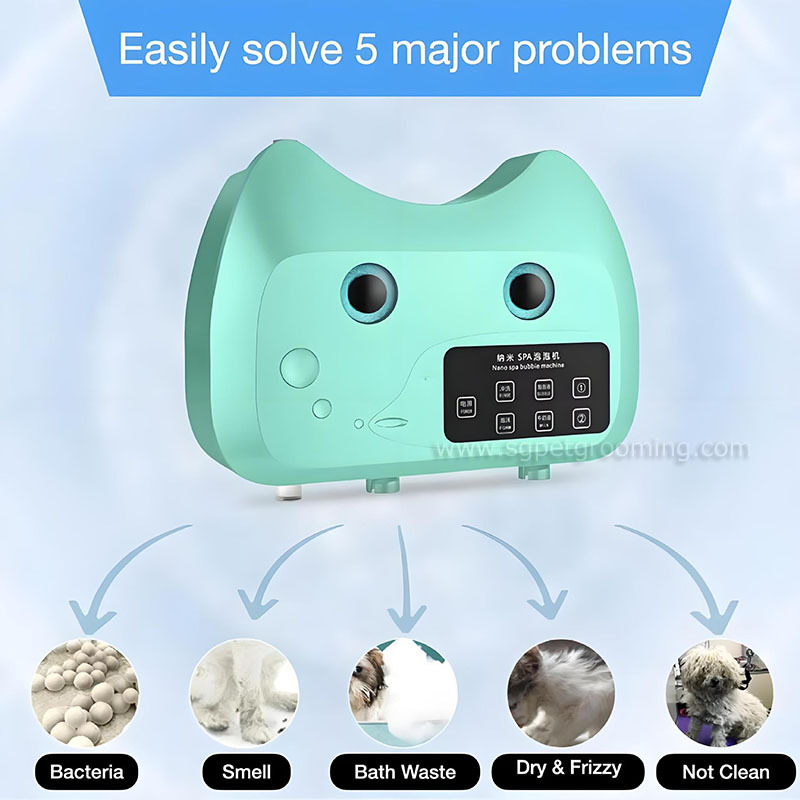 Lavadora automática para animais de estimação mais vendida, com ducha higiênica.
