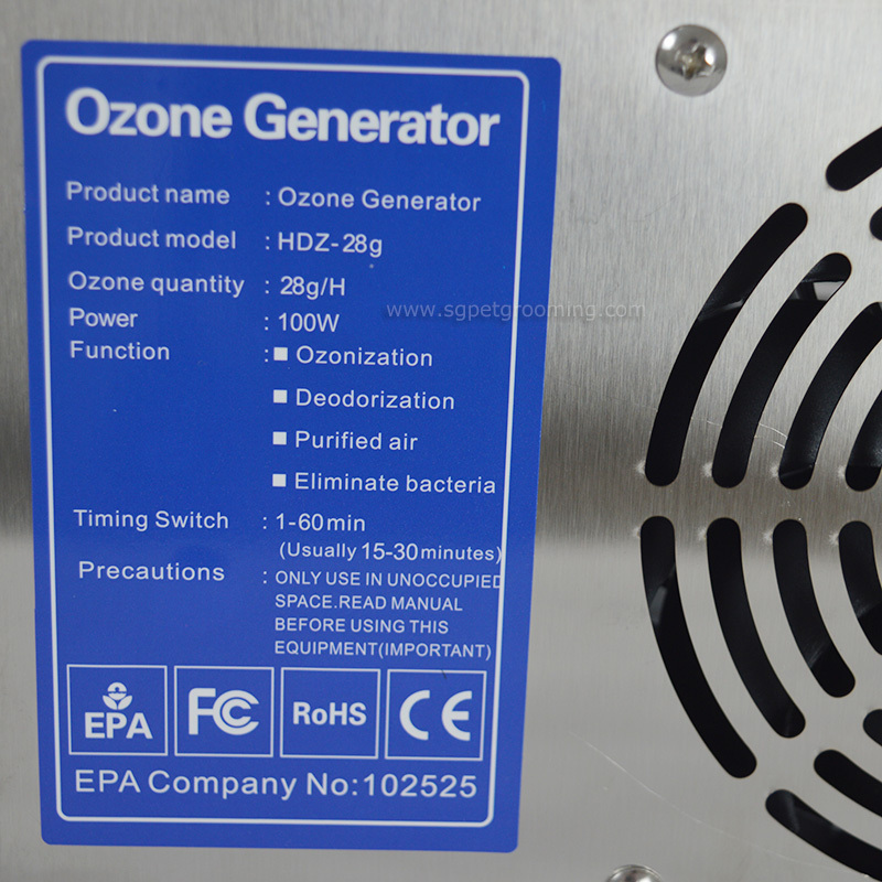 Generatore di ozono portatile per casa o negozio