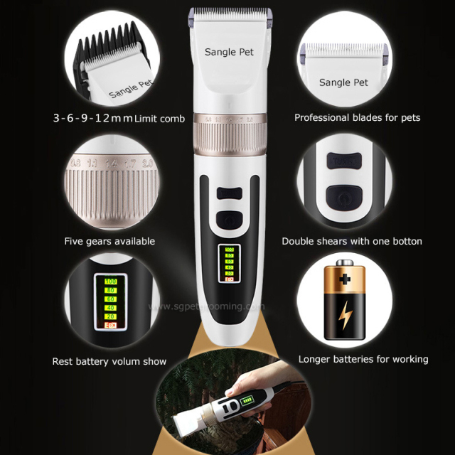 전문가용 전기 애완동물 미용 클리퍼