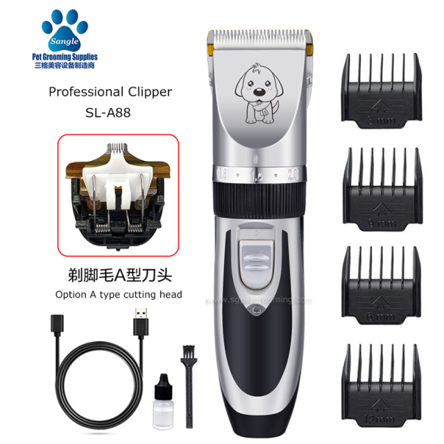 Máquina de tosa profissional para cães, ideal para cuidar da higiene do seu animal de estimação.