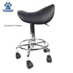 Sgabello da sella senza schienale per toelettatura animali