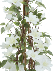 Artificial Clematis on Trellis