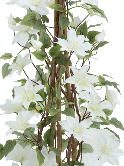 Artificial Clematis on Trellis