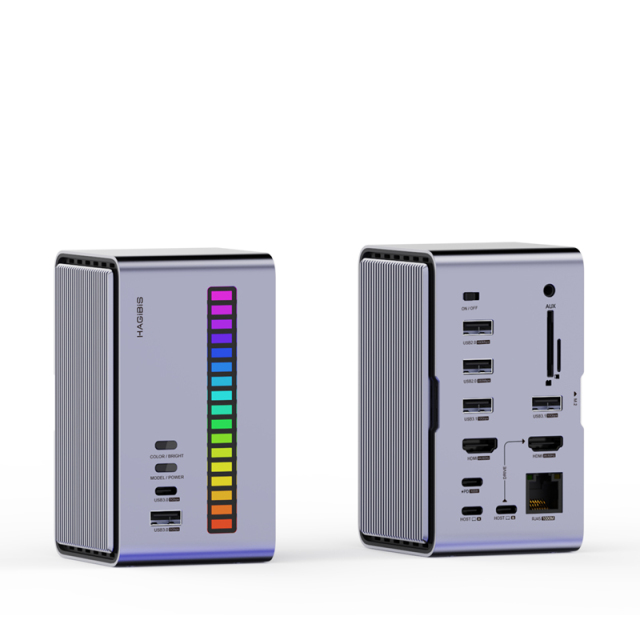 LED Strip Light USB C Docking Station