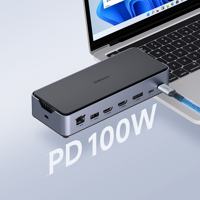 Hagibis 15 in 1 USB-C Docking Station