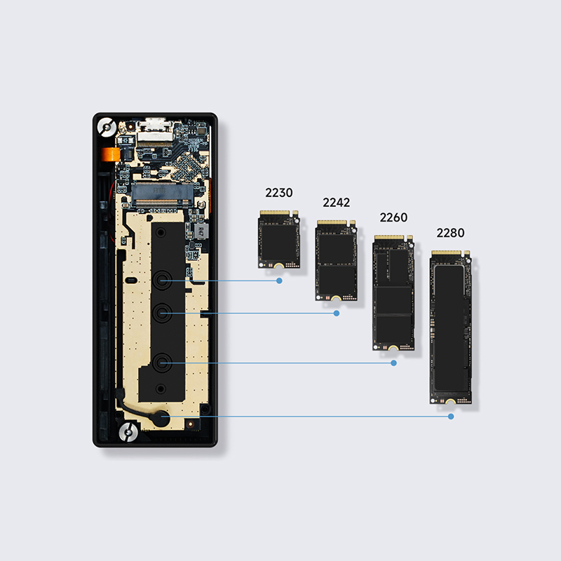 Hagibis USB4 M.2 NVMe SSD Enclosure