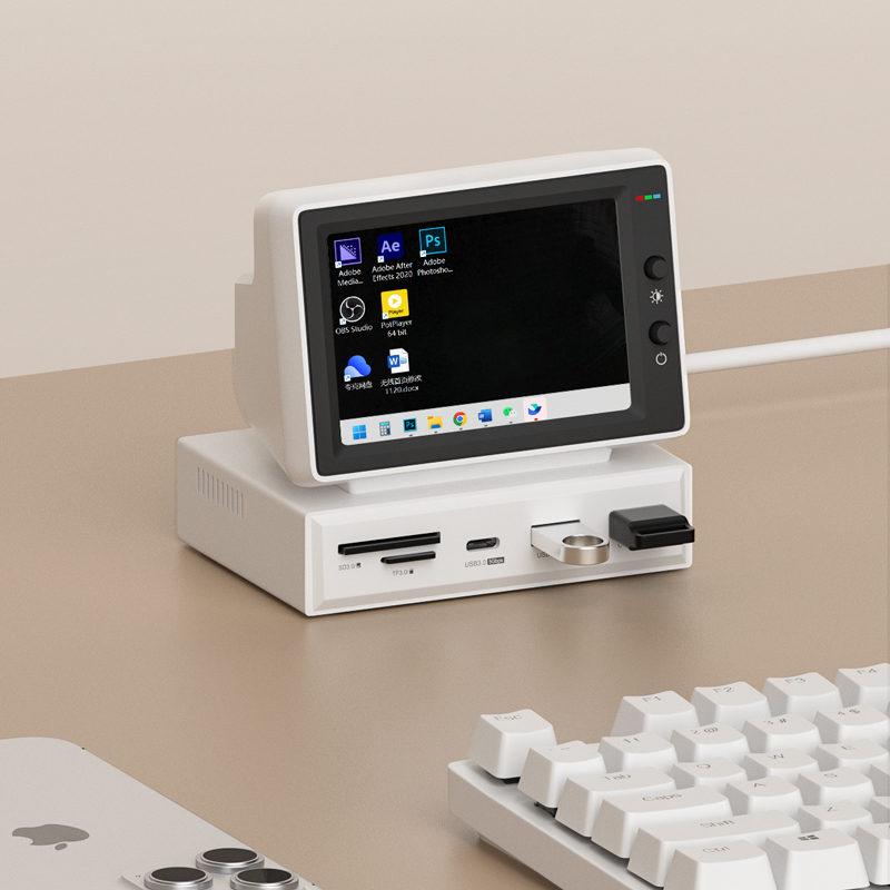 Hagibis Mini PC USB C Hub with Second Screen