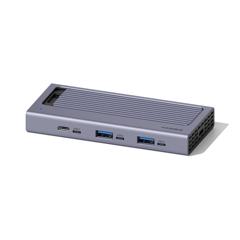 Hagibis USB C Hub with M.2 SSD Enclosure