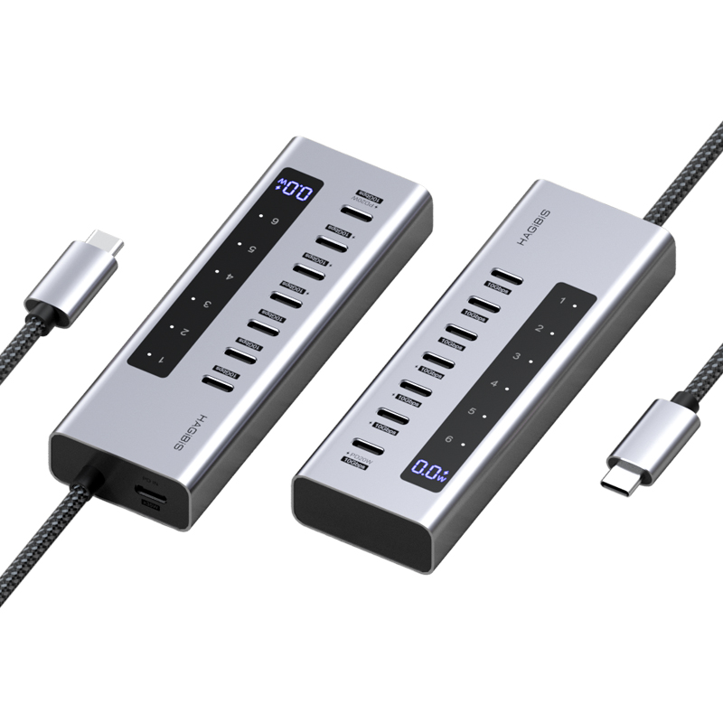 Hagibis LED Display USB C Hub