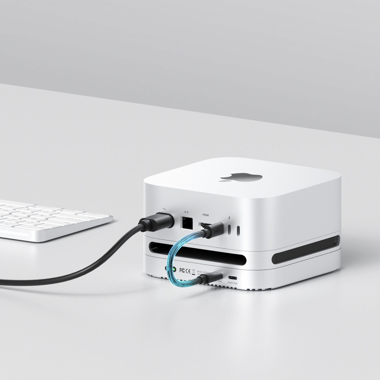 Hagibis Mac mini M4 Hub with 40Gbps M.2 SSD Enclosure