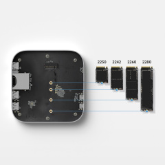 Mac mini M4 Hub with 40Gbps M.2 SSD Enclosure