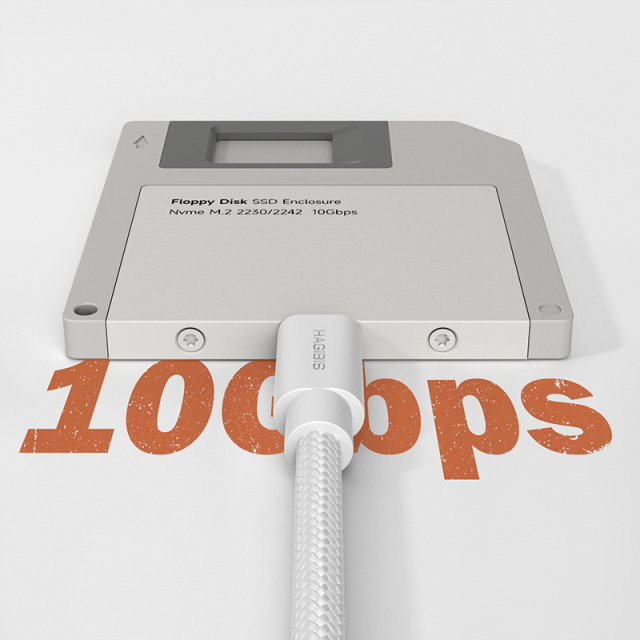 Floppy Disk Style SSD Enclosure